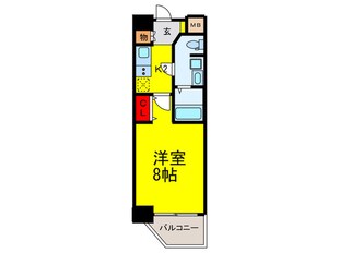 ルーエ天満橋の物件間取画像